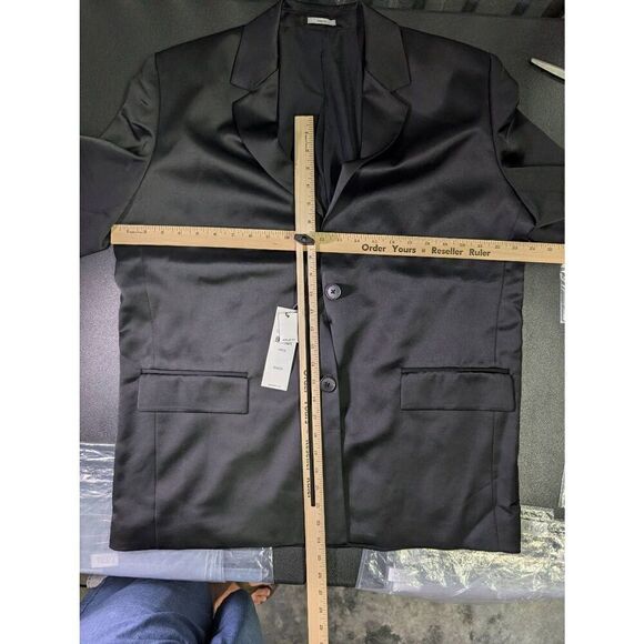 NWT Calvin Klein Relaxed Fit Women’s Suit Jacket Size Large - Picture 7 of 7